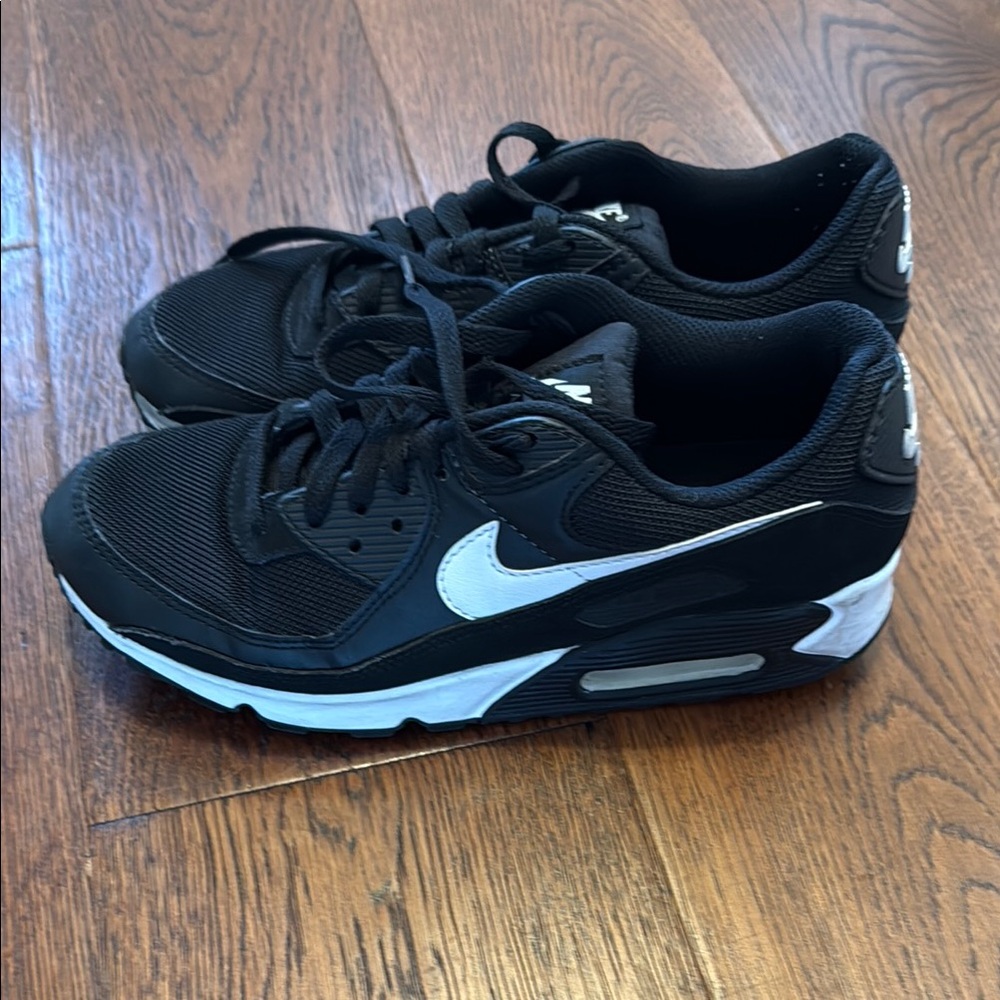 Nike Air Max Black and White Shoes